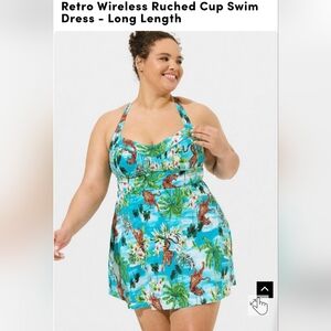 Torrid swim dress tropic tiger